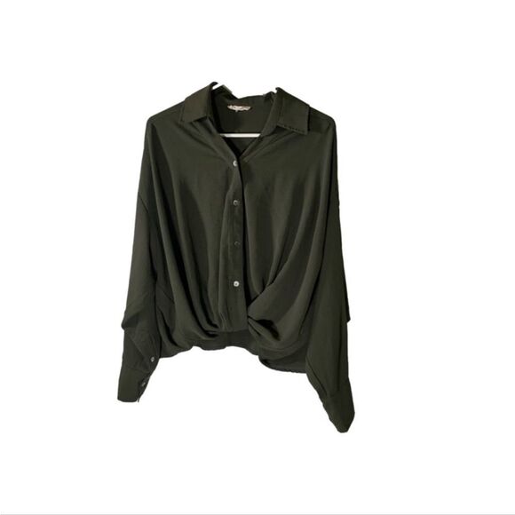 Gilli Small Olive Green‎ Top - Picture 1 of 4